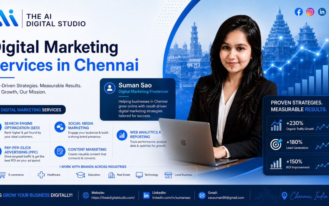 Top 10 Proven Digital Marketing Services in Chennai Near St. Thomas Mount | Suman Sao